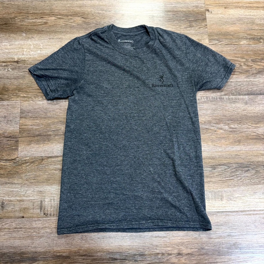 Browning Dark Gray Short-Sleeve Shirt Mens/Unisex Small Hunting Outdoor